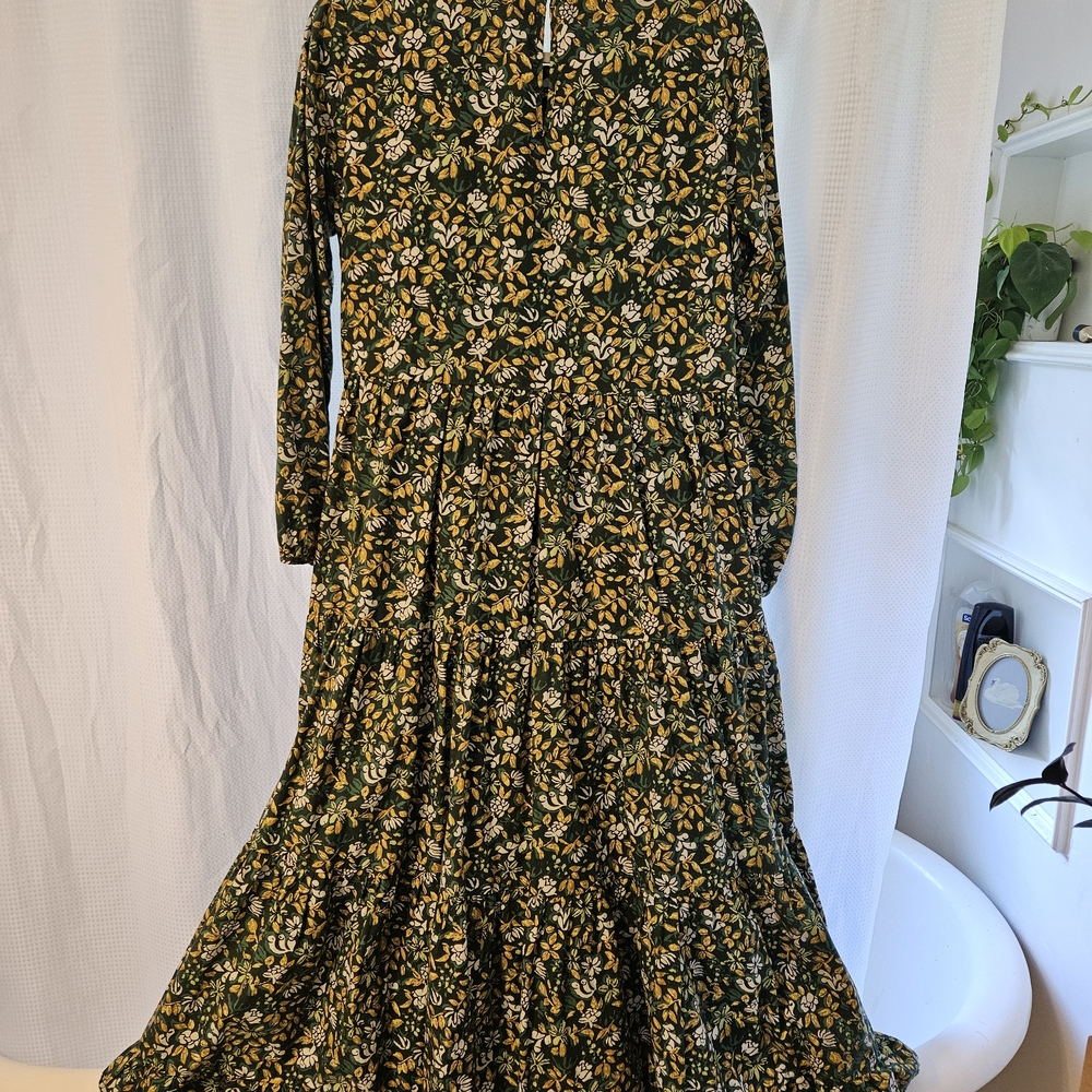 Floral Long Sleeve Maxi Dress
